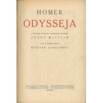Homer - Odysseja. Z greckiego przełożył i przedmową poprzedził Józef Wittlin. Lwów 1924 Księg. Wyd. H. Altenberga.