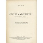 Heydel Adam - Jacek Malczewski. Człowiek i artysta. W tekście 114 ilustracyj, 47 tablic w rotograwiurze i 4 trójbarwne. Kraków 1933 Wyd. Literacko-Naukowe (Wojciech Meisels).