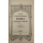 Wiszniewski Michał - Historya literatury polskiej. T. 1-10. Kraków 1840-1857.