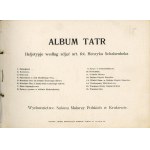 Schabenbek Henryk - Album Tatr. Heljotypje według zdjęć art. fot. ... Kraków [1925] Wyd. Salon Malarzy Polskich.