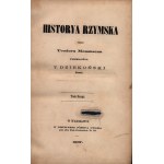 Mommsen Teodor- Historya Rzymska. Band I-IV [Erstausgabe][Warschau 1867].