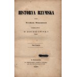 Mommsen Teodor- Historya Rzymska. Band I-IV [Erstausgabe][Warschau 1867].