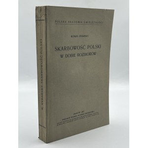 Rybarski Roman- Skarbowość Polski w dobie rozbiorów [Krakow 1937](beautiful condition)