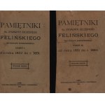 Erinnerungen von Ks.Zygmunt Szczęsny Feliński Arcybiskup warszawski, Teile I-II [Lwow 1912].