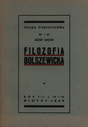 Bochenski Maria Joseph- Bolshevik Philosophy [Rome 1946].