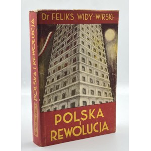 Widy- Wirski Feliks- Polska i rewolucja [Einbandgestaltung Feliks Maria Nowowiejski][ Poznan 1945].