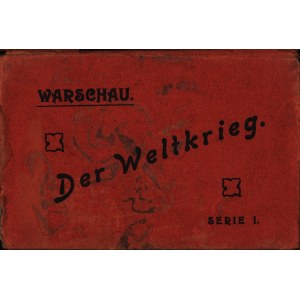 Der Weltkrieg Warschau.Serie I [Postkartenblock mit Darstellung von Warschau, ca.1915][1.]