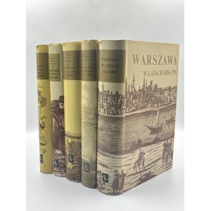 Warszawa w latach 1526- 1949.Dzieje Warszawy [Warszawa 1984-1988](komplet wydawniczy)