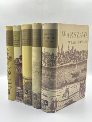 Warszawa w latach 1526- 1949.Dzieje Warszawy [Warszawa 1984-1988](komplet wydawniczy)