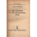 Haemmerling Konrad- Był człowiek co się Shakespeare zwał [Holzschnitt in Farbe von Stanisław Chrostowski][übersetzt von Tadeusz Sinko].