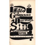 Gombrowicz Witold- Trans-Atlantyk, Ślub (oprac.graf.Jan Młodożeniec) [Pierwsze wydanie krajowe 1957]