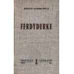 Gombrowicz Witold -Ferdydurke [Instytut Literacki Paryż 1969]