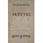 Romanowiczowa Zofia- Skrytki [Literary Institute, Paris 1980] (psychological novel)