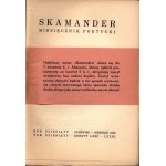 Skamander (June-August 1936)[Milosz, Lesmian, Lobodowski].
