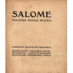 Wilde Oskar- Salome. Tragedya…[tłumaczył Władysław Fromowicz][drugie wydanie]