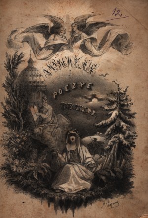 Łuszczewska Jadwiga (pseud.Deotyma)- Improwizacje i poezje [debiut wydawniczy 1854][litografie Maksymiliana Fajansa]