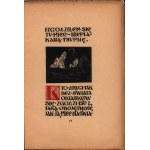 Słowacki Juliusz - Testament mój [Krakau 1927] (grafischer Entwurf von Stanisław Jakubowski)