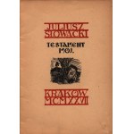 Słowacki Juliusz- Testament mój [Krakow 1927](graphic design.Stanisław Jakubowski)