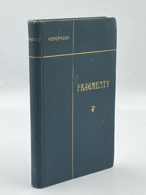 Konopnicka Maria- Fragments.Poezye w nowym układ [exlibris Puget][Warsaw 1910].