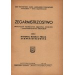 Podwapiński Wawrzyniec- Zegarmistrzostwo.Część 1[dedykacja autora][ładny egzemplarz]