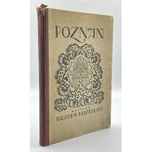 Pajzderski Nikodem- Poznañ [cover and pastedowns based on a drawing by A. Harland-Zajączkowska].