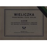 Wieliczka. Staatliches Salzbergwerk. Album mit Farbreproduktionen von Gemälden von art.mal. Stachniewicz und Tetmajer [Wieliczka 1931].