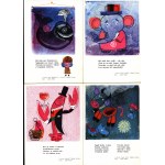 Tuwim Julian - Poems for children postcards in illustrations by Adam Kilian