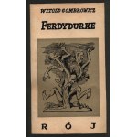 Gombrowicz Witold- Ferdydurke [Erstausgabe, 1938][il.Bruno Schulz].