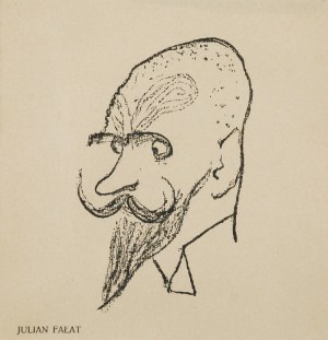 Kazimierz SICHULSKI (1879-1942), Zestaw 4 karykatur, 1904
