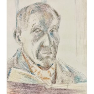 Stanislaw KAMOCKI (1875-1944), Self-portrait with a book