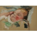Irena WEISS - ANERI (1888-1981), Śpiące dziecko