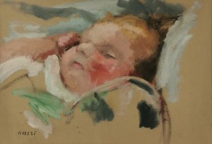 Irena WEISS - ANERI (1888-1981), Śpiące dziecko