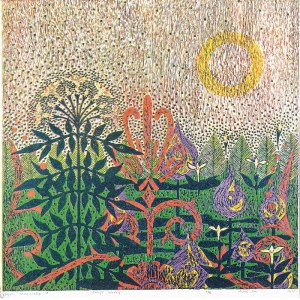Hanna KUR (geb. 1994), Ornamentaler Garten III, 2018