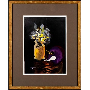 Georges Braque (1882-1963), Vase mit gelben Blumen