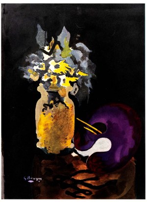 Georges Braque (1882-1963), Wazon z żółtymi kwiatami