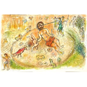 Marc Chagall (1887-1985), Polifem, z cyklu: Odyseja