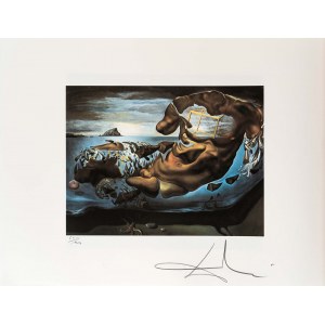 Salvador Dalí (1904-1989), Kompozycja geometryczna z nosorożcem, 1985/86