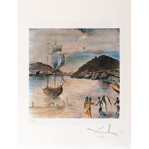 Salvador Dalí (1904-1989), Krajobraz Portlligat