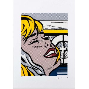 Roy Lichtenstein (1923-1997), Dziewczyna na statku, 1987