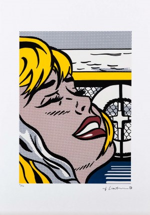 Roy Lichtenstein (1923-1997), Dziewczyna na statku, 1987