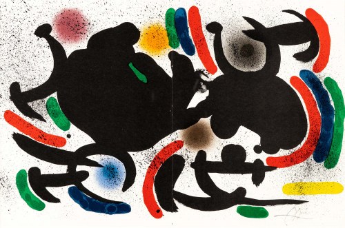 Joan Miró (1893-1983), Kompozycja I (okładka z portfolio)
