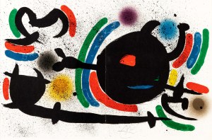 Joan Miró (1893-1983), Kompozycja II (okładka z portfolio)