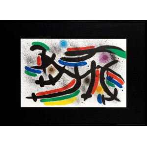 Joan Miró (1893-1983), Komposition III (Umschlag der Mappe)