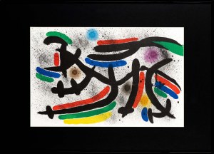 Joan Miró (1893-1983), Kompozycja III (okładka z portfolio)