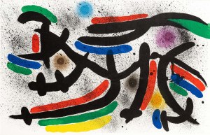 Joan Miró (1893-1983), Kompozycja III (okładka z portfolio)