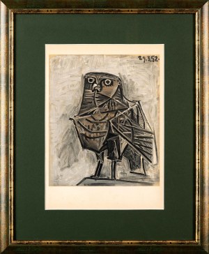 Pablo Picasso (1881-1973), Sowa śmierci, 1954