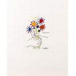 Pablo Picasso (1881-1973), Hands holding a bouquet