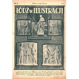 Łódź in Illustrationen, Enthüllung des Kościuszko-Denkmals, (14. Dezember 1930)