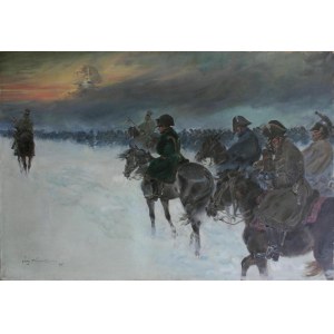 Jerzy Kossak, Odwrót Napoleona spod Moskwy