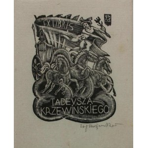 Stefan Mrożewski, Ex libris by Tadeusz Krzewiński